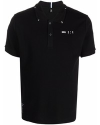 Мужская черная футболка-поло от McQ