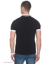 Мужская черная футболка-поло от Merc