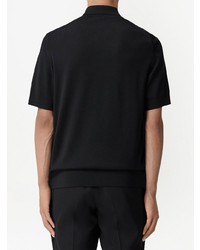 Мужская черная футболка-поло от Burberry