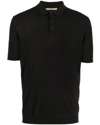 Мужская черная футболка-поло от Nuur