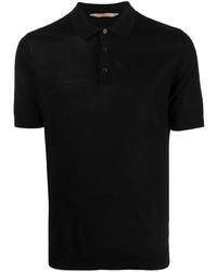 Мужская черная футболка-поло от Nuur