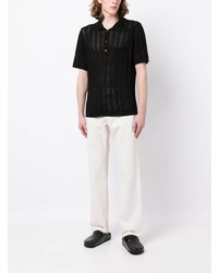 Мужская черная футболка-поло от Corridor