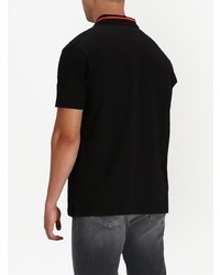 Мужская черная футболка-поло от Paul & Shark