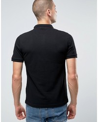 Мужская черная футболка-поло от Original Penguin