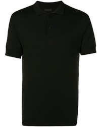 Мужская черная футболка-поло от OSKLEN