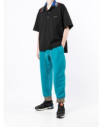 Мужская черная футболка-поло от Kolor