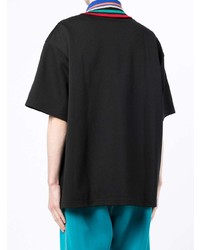 Мужская черная футболка-поло от Kolor