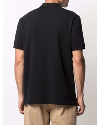 Мужская черная футболка-поло от Moschino