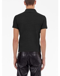 Мужская черная футболка-поло от Ferragamo
