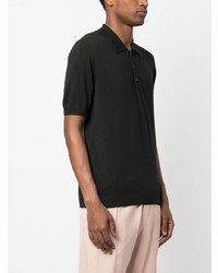 Мужская черная футболка-поло от Altea