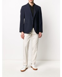 Мужская черная футболка-поло от Dell'oglio