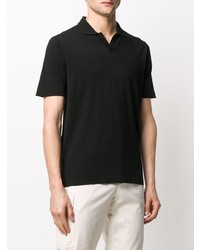 Мужская черная футболка-поло от Dell'oglio