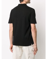 Мужская черная футболка-поло от Dell'oglio