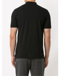 Мужская черная футболка-поло от Track & Field