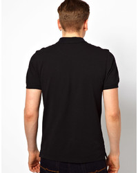 Мужская черная футболка-поло от Lyle & Scott