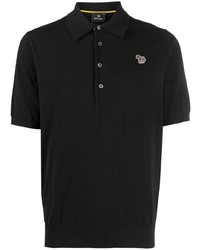 Мужская черная футболка-поло от PS Paul Smith