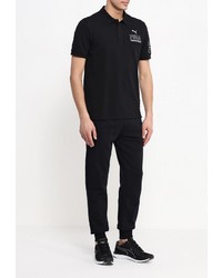 Мужская черная футболка-поло от Puma