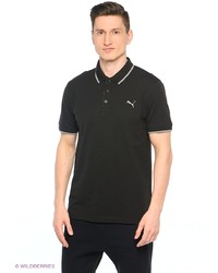 Мужская черная футболка-поло от Puma