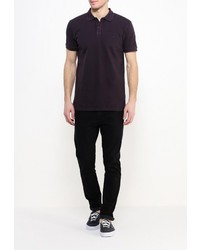 Мужская черная футболка-поло от Quiksilver