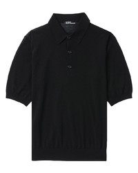 Мужская черная футболка-поло от Raf Simons