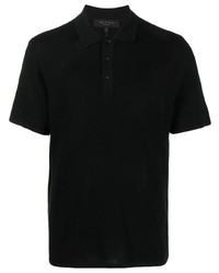 Мужская черная футболка-поло от rag & bone