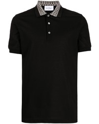 Мужская черная футболка-поло от Salvatore Ferragamo
