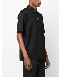 Мужская черная футболка-поло от Low Brand