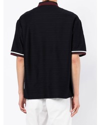 Мужская черная футболка-поло от Man On The Boon.