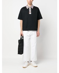 Мужская черная футболка-поло от Missoni