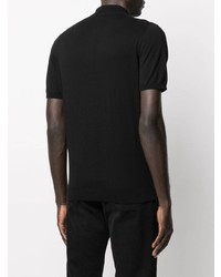 Мужская черная футболка-поло от Roberto Collina