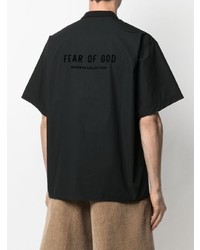 Мужская черная футболка-поло от Fear Of God