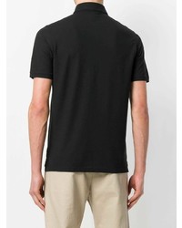 Мужская черная футболка-поло от Zanone