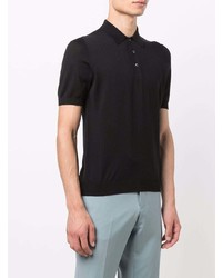 Мужская черная футболка-поло от Barba