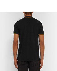 Мужская черная футболка-поло от Tomas Maier