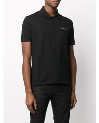 Мужская черная футболка-поло от Givenchy
