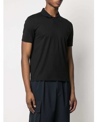 Мужская черная футболка-поло от Herno