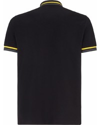 Мужская черная футболка-поло от Fendi