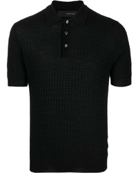 Мужская черная футболка-поло от Tagliatore