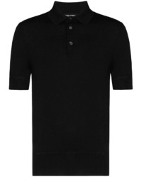 Мужская черная футболка-поло от Tom Ford