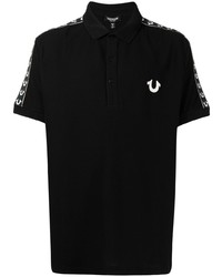 Мужская черная футболка-поло от True Religion