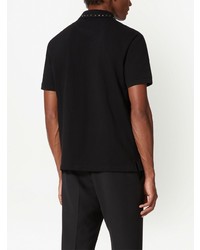 Мужская черная футболка-поло от Valentino