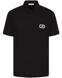 Мужская черная футболка-поло от Valentino Garavani