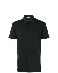 Мужская черная футболка-поло от Versace Collection