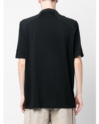 Мужская черная футболка-поло от Veilance