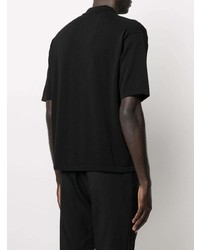 Мужская черная футболка-поло от Roberto Collina