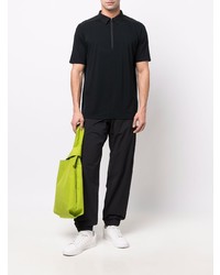 Мужская черная футболка-поло от Veilance