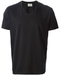 Мужская черная футболка с v-образным вырезом от Acne Studios