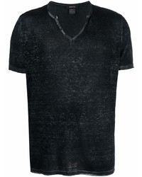 Мужская черная футболка с v-образным вырезом от Avant Toi