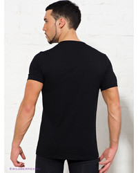 Мужская черная футболка с v-образным вырезом от BlackSpade
