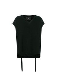 Мужская черная футболка с v-образным вырезом от D By D